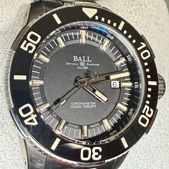 Ball Engineer II Hydrocarbon DeepQuest Date Designer Diver Mens Watch. - Picture 4 of 10